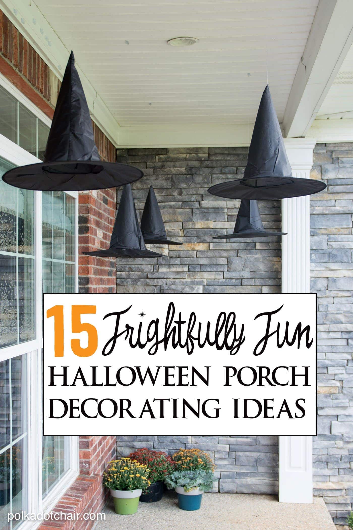15 façons terriblement amusantes et créatives de décorer votre porche pour Halloween !