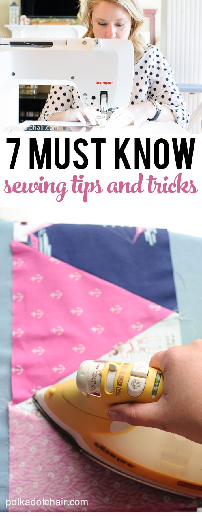 7 trucs et astuces de couture, à lire surtout si vous êtes une nouvelle couturière ou si vous apprenez à coudre.