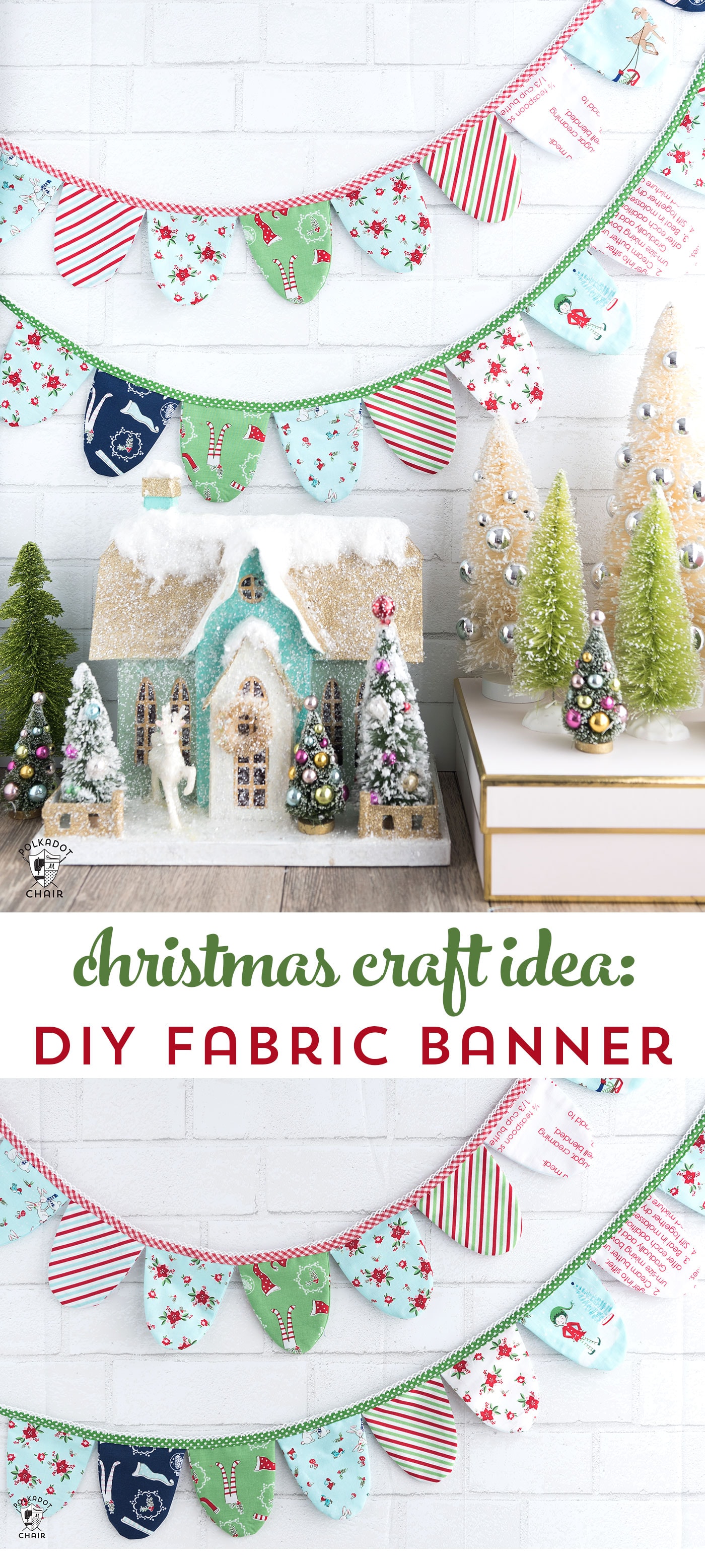 Comment réaliser une jolie bannière en tissu pour Noël ou toute autre fête ! Un projet gratuit inclus avec une machine Cricut Maker.