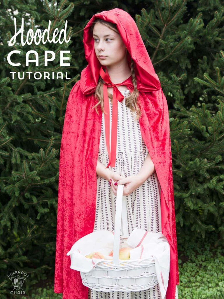 Comment faire une cape à capuche pour halloween - le tutoriel vous apprend à la redimensionner pour les enfants ou les adultes