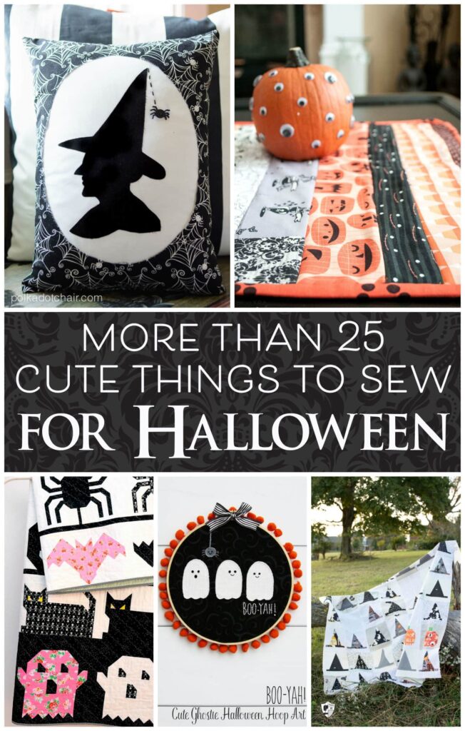 Plus de 25 choses mignonnes à coudre pour halloween