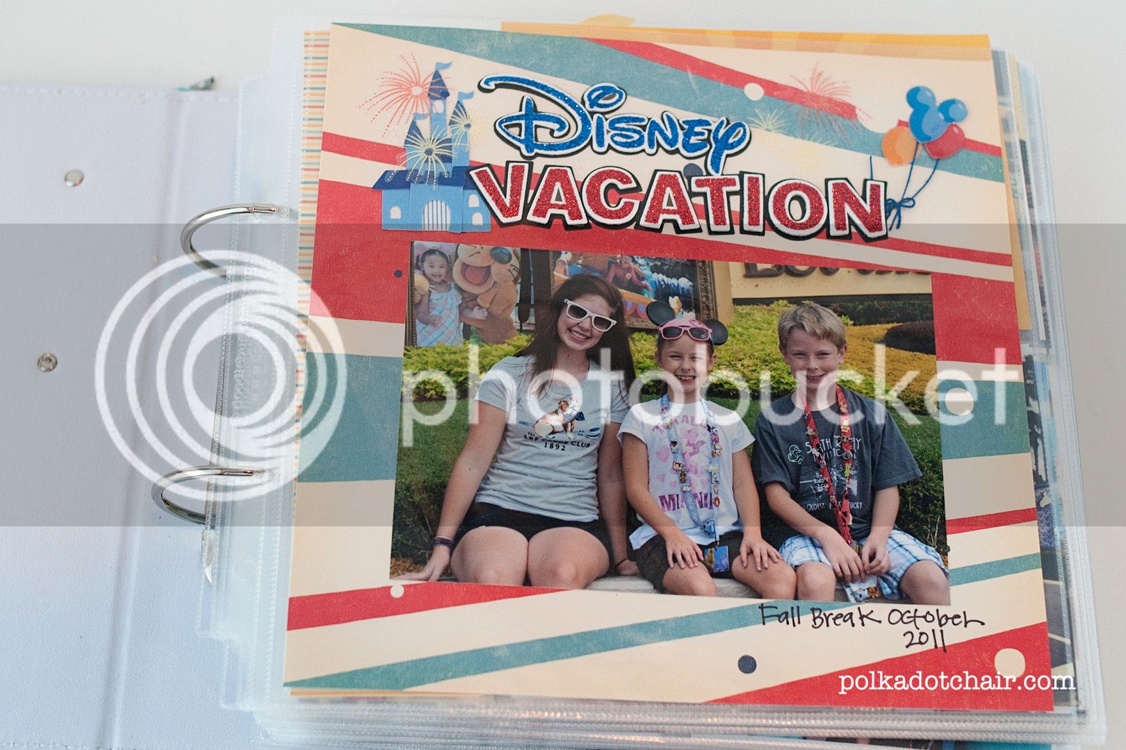 Album de vacances Disneyworld