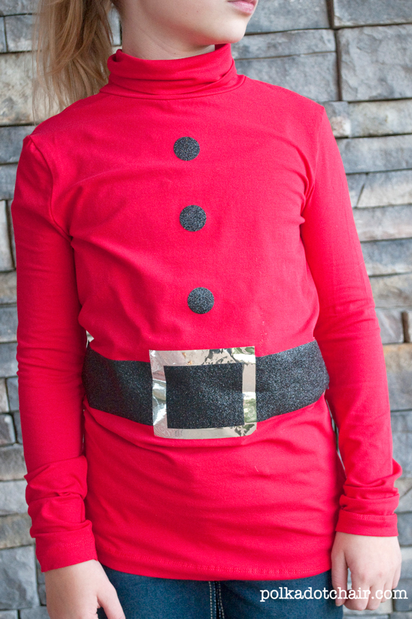 Tutoriel DIY Chemise de Père Noël, jolie chemise de Noël pour les enfants !