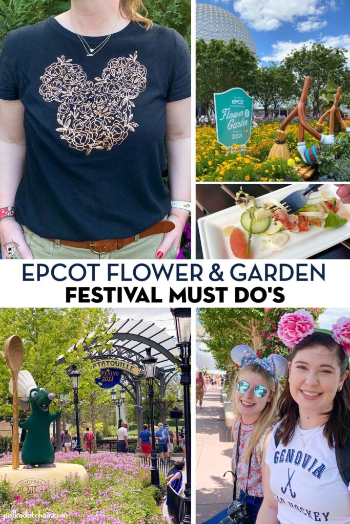Image collage du festival des fleurs et des jardins d'epcot