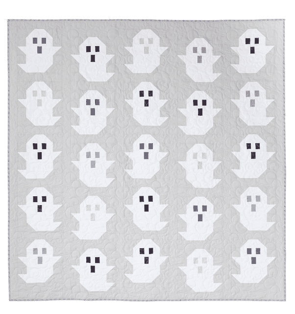 Quilt fantôme gris et blanc