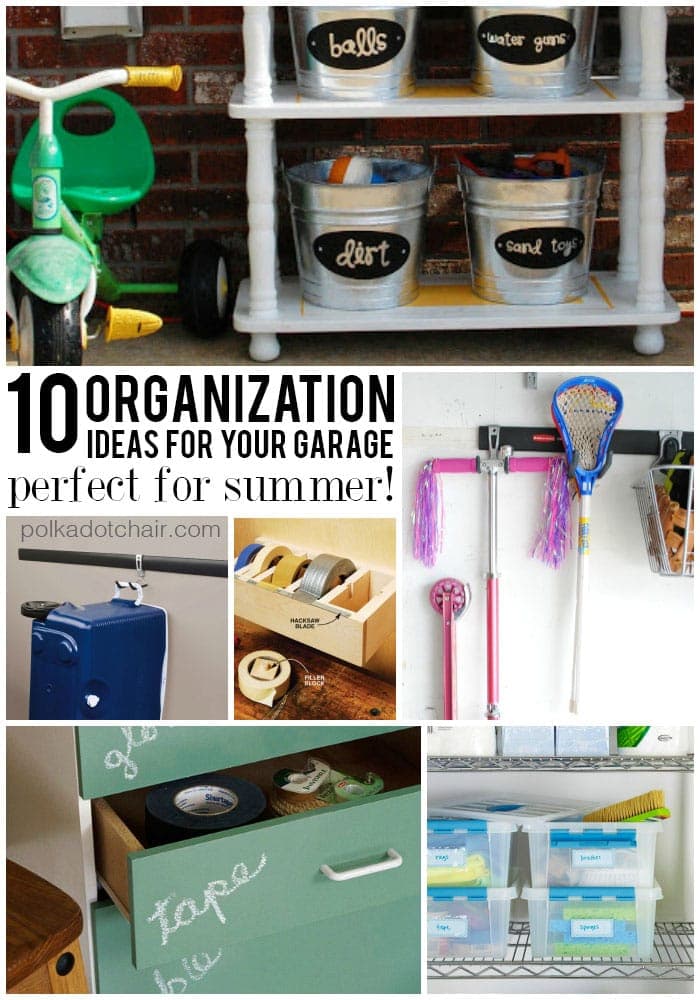 10 idées et conseils d'organisation de garage parfaits pour l'été !