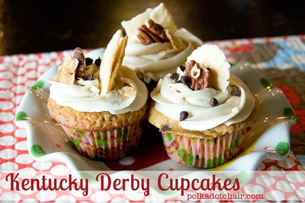 Cupcakes à la tarte du Kentucky Derby