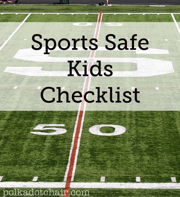 Liste de vérification pour la sécurité des enfants dans le sport