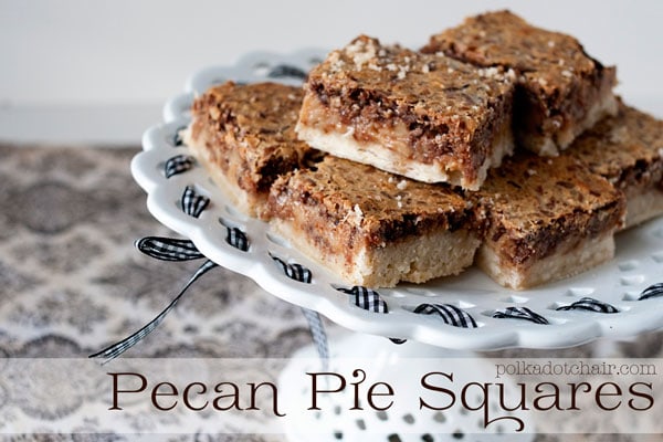 Pecan Pie Square Recipe