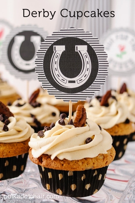 Recette de cupcake kentucky derby sur polkadotchair.com