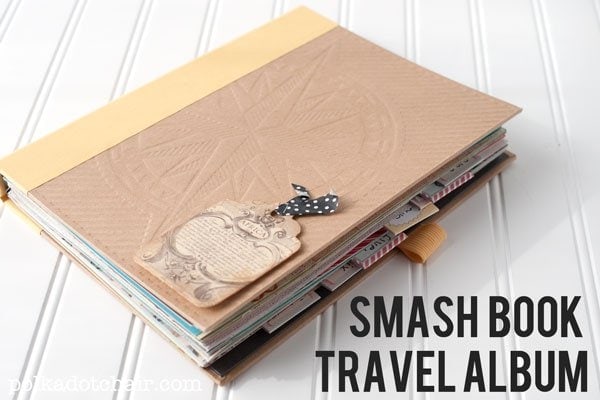 Idées pour utiliser un livre Smash pour tenir un journal de voyage et un album de vos vacances. Beaucoup d’idées de pages amusantes !