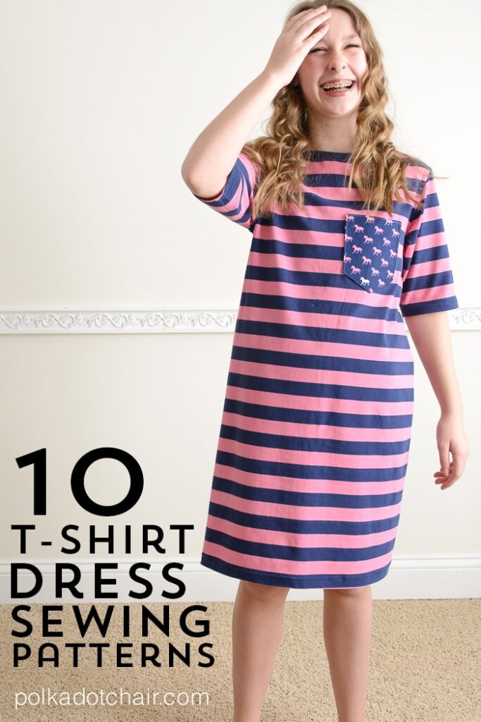 10 patrons de couture de robe t-shirt