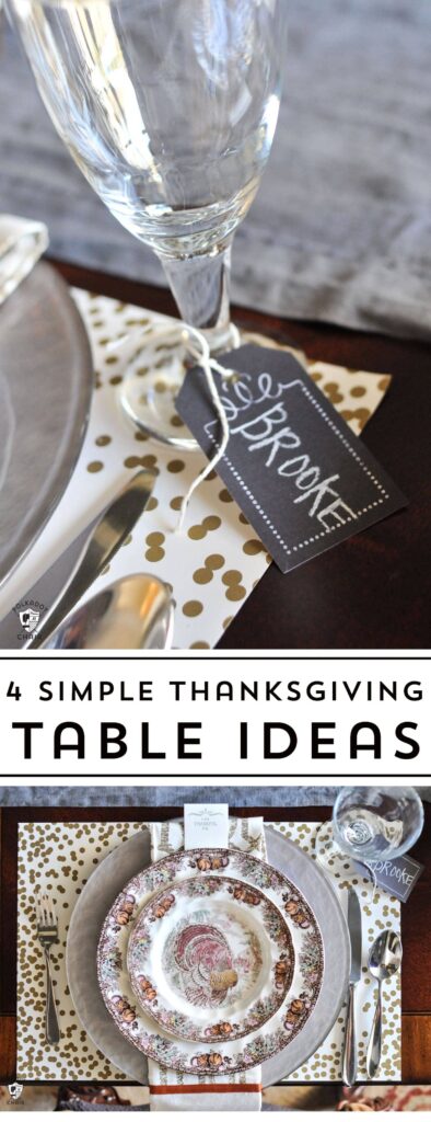 4 idées de table de thanksgiving simples et créatives