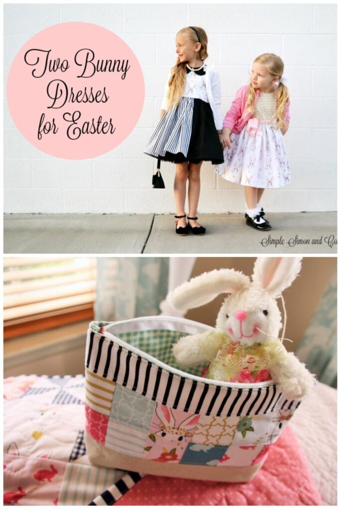 Adorables idées de couture de printemps et de pâques avec wonderland fabric !